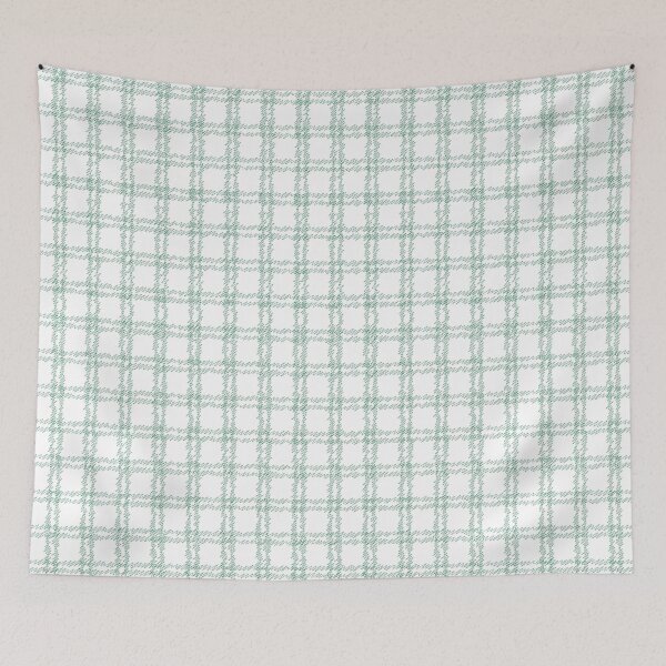 Item preview, Hunter Green Squiggled Plaid designed and sold by BN Designs and Photography.
