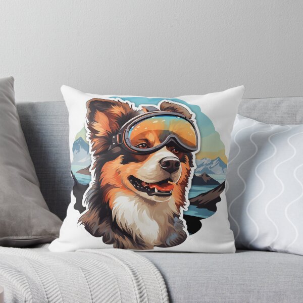 Item preview, Summit Canine Pilot - Aviator Glasses Joy Altitude Shepherd Art designed and sold by ObjCrea123.