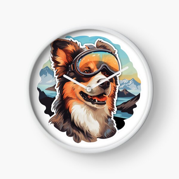 Item preview, Summit Canine Pilot - Aviator Glasses Joy Altitude Shepherd Art designed and sold by ObjCrea123.