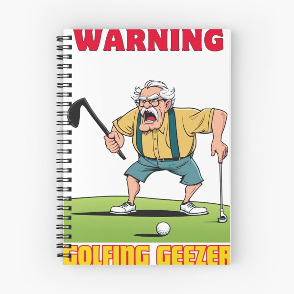 Item preview, warning Golfing Geezer funny golfing grandpa designed and sold by philosofull.