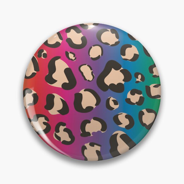 Item preview, Pastel seamless rainbow leopard  pattern designed and sold by RubyCollection.