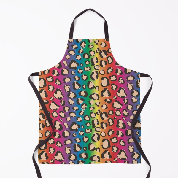 Item preview, Pastel seamless rainbow leopard pattern designed and sold by RubyCollection.