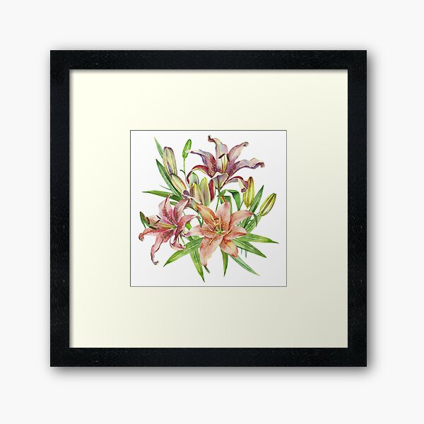Item preview, Graceful Lilies designed and sold by Blink Art Studio.