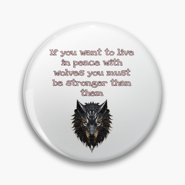Item preview, Among the Wolves The Strength of Peace designed and sold by Nardaz.