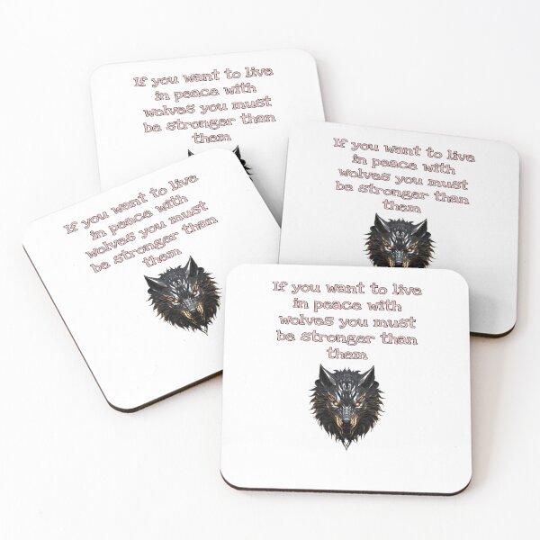 Item preview, Among the Wolves The Strength of Peace designed and sold by Nardaz.