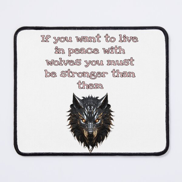 Item preview, Among the Wolves The Strength of Peace designed and sold by Nardaz.
