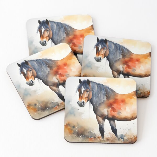 Item preview, Dartmoor Pony (Equus ferus caballus) - British Wildlife designed and sold by Country-Artist.