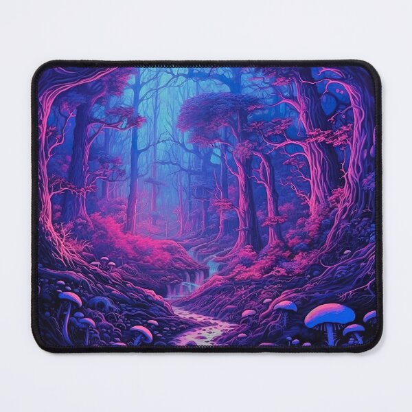 Item preview, Blacklight Style Dark Fantasy Forest designed and sold by Matt's Artificial Nature.