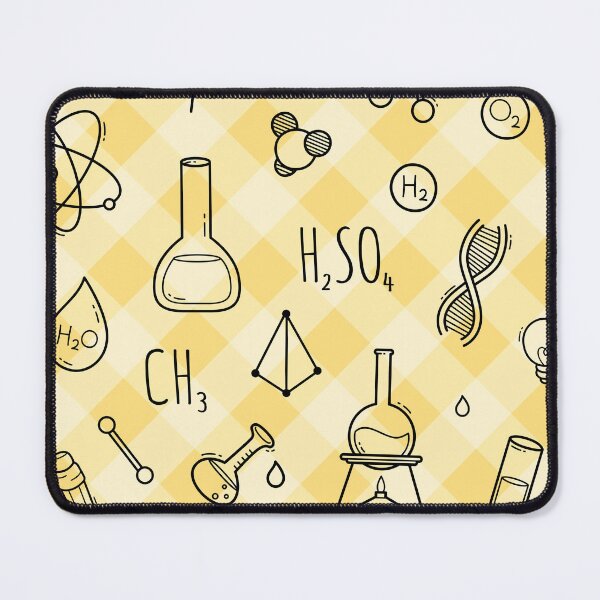Item preview, Science Icons Plaid Seamless Pattern: A Modern Classic Design designed and sold by OrangeMG.