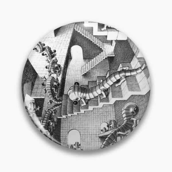 Item preview, maurits cornelis escher, m c escher paintings, m c escher artwork designed and sold by marti-oryo.