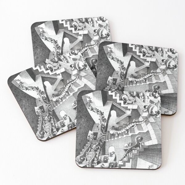 Item preview, maurits cornelis escher, pinturas de m c escher, obras de arte de m c escher designed and sold by marti-oryo.