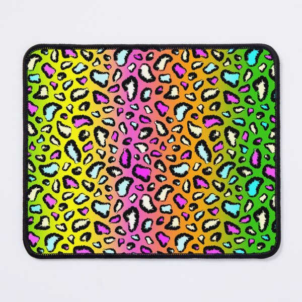 Item preview, Pastel seamless rainbow leopard  pattern designed and sold by RubyCollection.