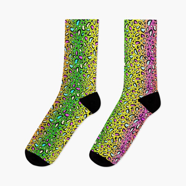 Item preview, Pastel seamless rainbow leopard  pattern designed and sold by RubyCollection.