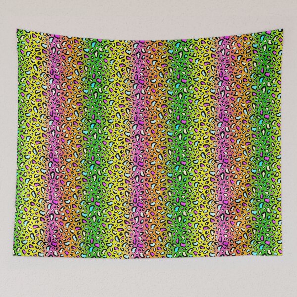 Artikelvorschau, Pastellfarbenes, nahtloses Regenbogen-Leopardenmuster entworfen und verkauft von RubyCollection.