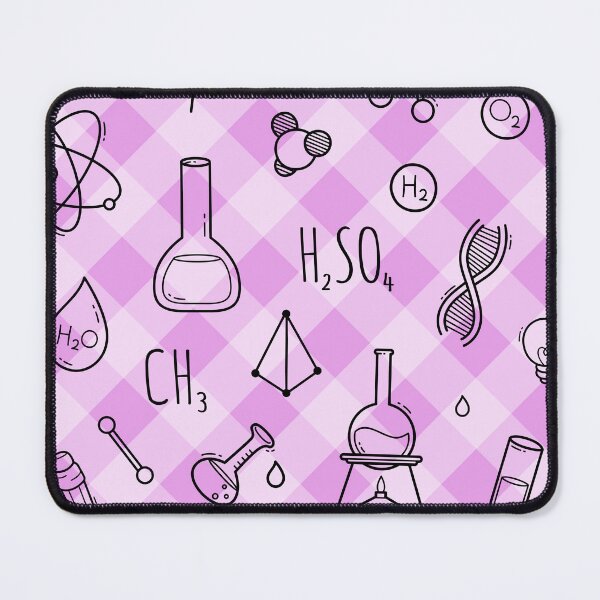 Item preview, Science Icons Plaid Seamless Pattern: A Modern Classic Design designed and sold by OrangeMG.