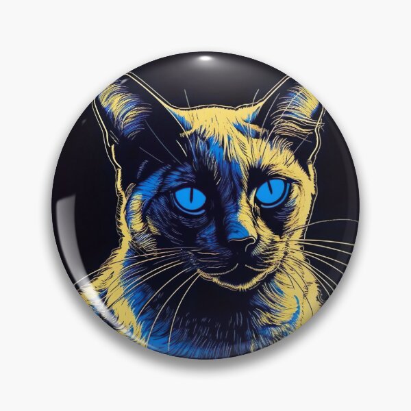 Item preview, Blacklight Style siamese cat designed and sold by Matt's Artificial Nature.