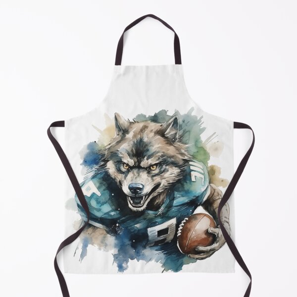 Item preview, Wolf as an American Football player designed and sold by Sp3ctrumOfColor.