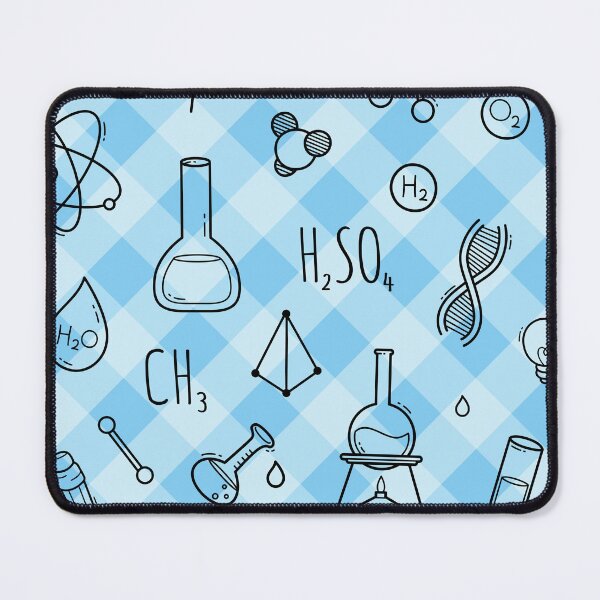 Item preview, Science Icons Plaid Seamless Pattern: A Modern Classic Design designed and sold by OrangeMG.