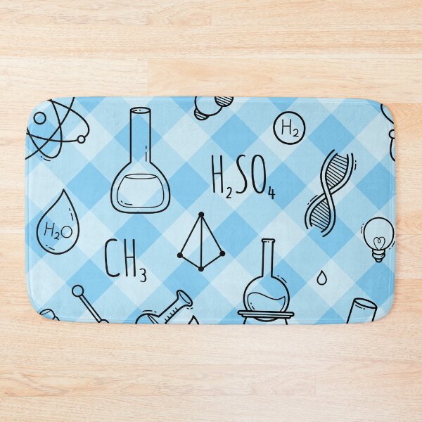 Item preview, Science Icons Plaid Seamless Pattern: A Modern Classic Design designed and sold by OrangeMG.