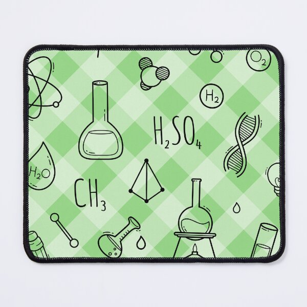Item preview, Science Icons Plaid Seamless Pattern: A Modern Classic Design designed and sold by OrangeMG.