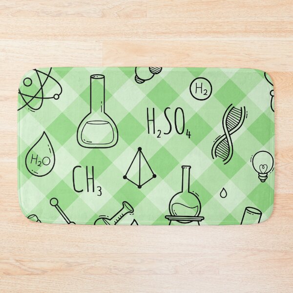 Item preview, Science Icons Plaid Seamless Pattern: A Modern Classic Design designed and sold by OrangeMG.