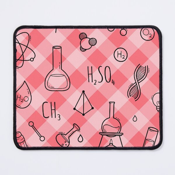 Item preview, Science Icons Plaid Seamless Pattern: A Modern Classic Design designed and sold by OrangeMG.