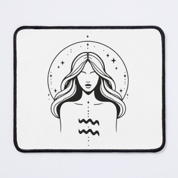 Item preview, Celestial Minimalist Aquarius Sign designed and sold by Goondzik.