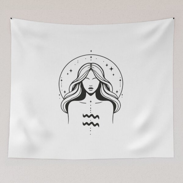 Item preview, Celestial Minimalist Aquarius Sign designed and sold by Goondzik.
