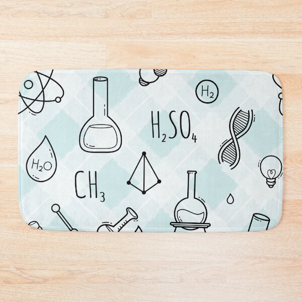 Item preview, Science Icons Plaid Seamless Pattern: A Modern Classic Design designed and sold by OrangeMG.
