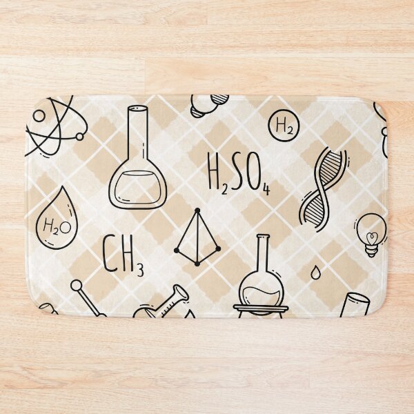 Item preview, Science Icons Plaid Seamless Pattern: A Modern Classic Design designed and sold by OrangeMG.