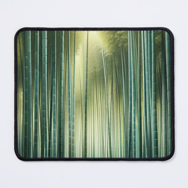 Item preview, Green Tranquility: High Resolution Pattern of a Bamboo Forest designed and sold by masquetea.
