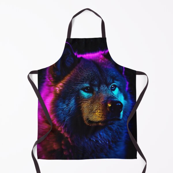 Item preview, Blacklight Style Akita designed and sold by Matt's Artificial Nature.