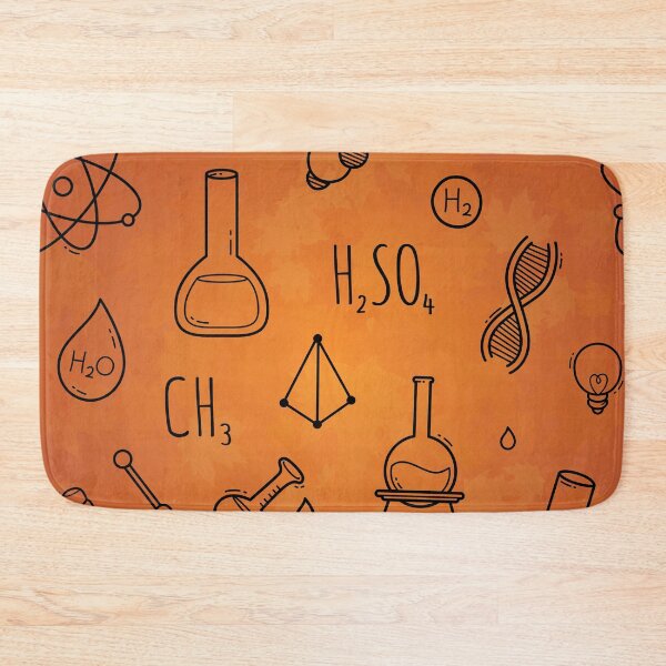 Item preview, Science Icons Plaid Seamless Pattern: A Modern Classic Design designed and sold by OrangeMG.