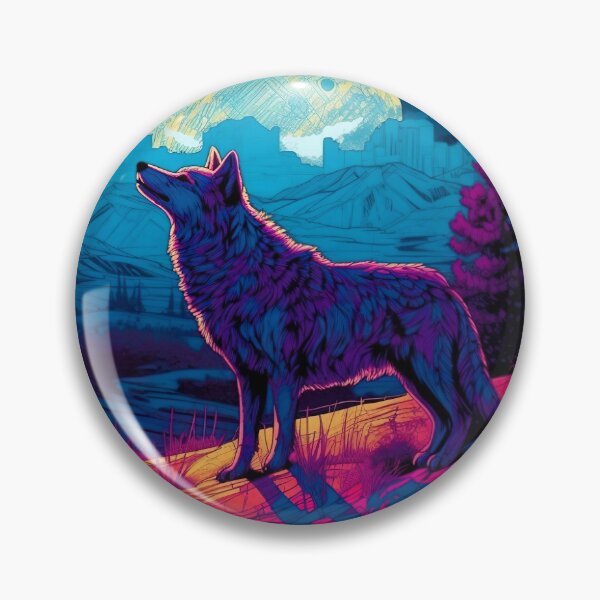 Item preview, Blacklight Style Wolf designed and sold by Matt's Artificial Nature.