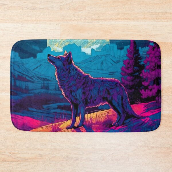 Item preview, Blacklight Style Wolf designed and sold by Matt's Artificial Nature.