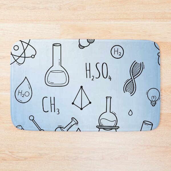 Item preview, Science Icons Plaid Seamless Pattern: A Modern Classic Design designed and sold by OrangeMG.