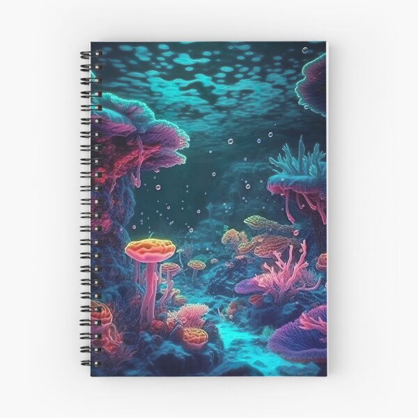 Item preview, Blacklight Style Underwater Scene designed and sold by Matt's Artificial Nature.