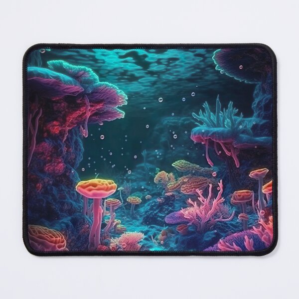 Item preview, Blacklight Style Underwater Scene designed and sold by Matt's Artificial Nature.