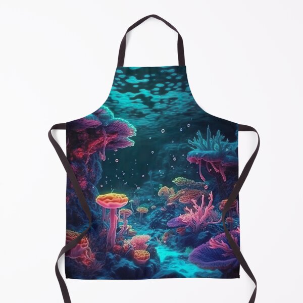 Item preview, Blacklight Style Underwater Scene designed and sold by Matt's Artificial Nature.