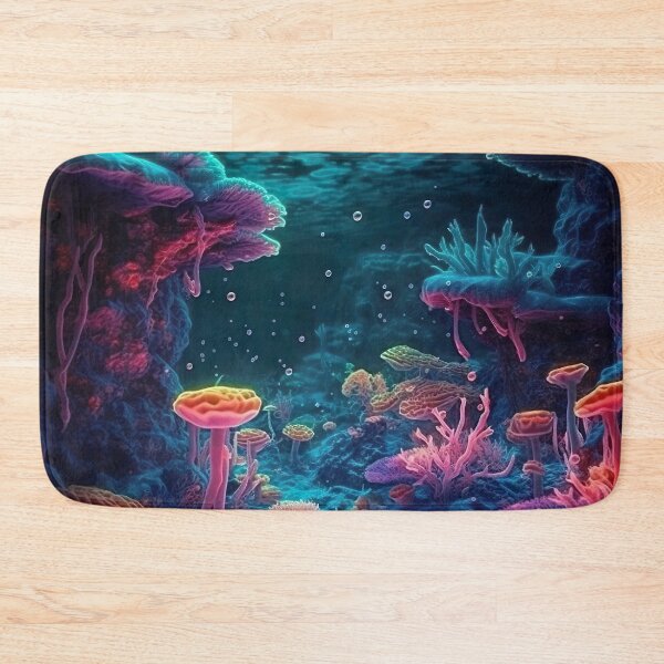 Item preview, Blacklight Style Underwater Scene designed and sold by Matt's Artificial Nature.