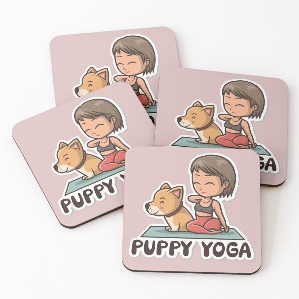Item preview, Yoga, puppy yoga, dog yoga designed and sold by IgErSTYLE.