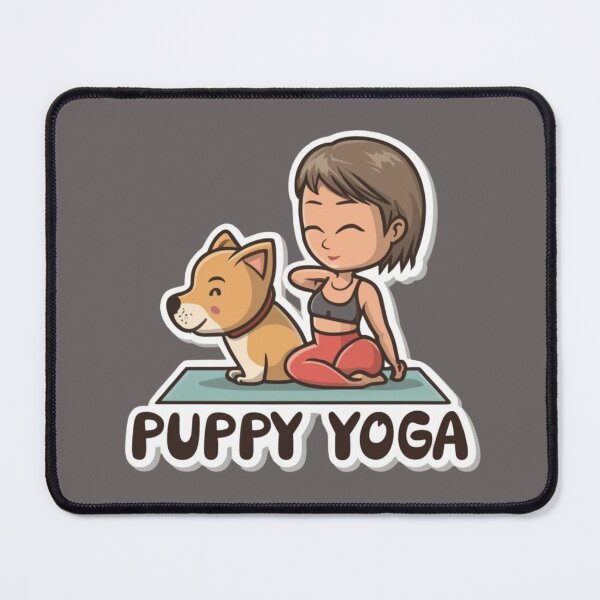 Item preview, Yoga, puppy yoga, dog yoga designed and sold by IgErSTYLE.