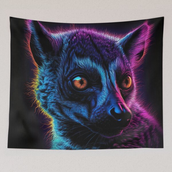 Item preview, Blacklight Style Lemur designed and sold by Matt's Artificial Nature.