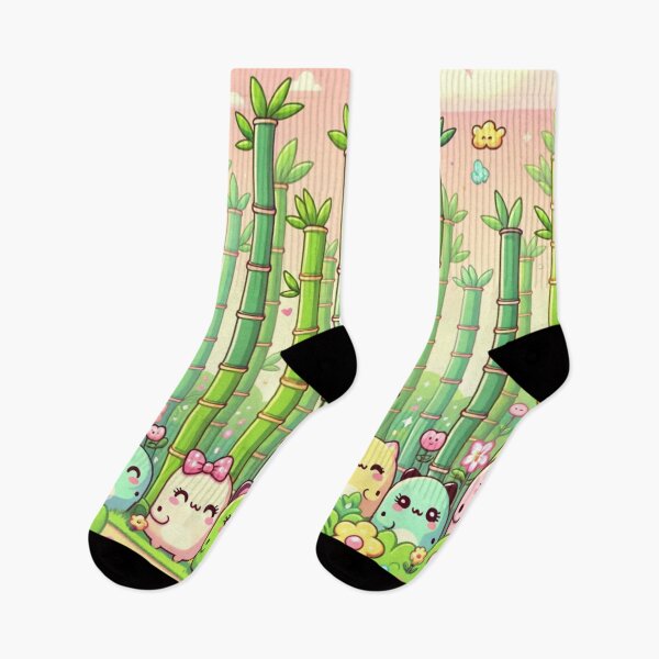 Item preview, Joy in the Bamboo Forest: A High Resolution Kawaii World designed and sold by masquetea.