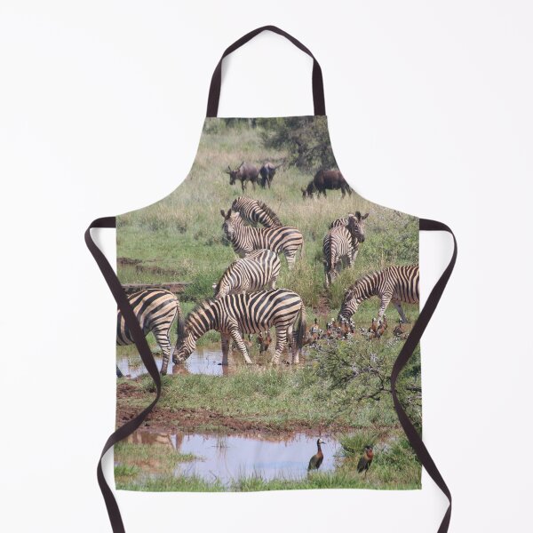Item preview, Zebras Drinking By The Pond Photo designed and sold by TheAnimalZ00.