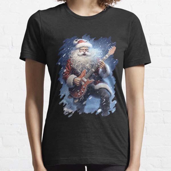 Santa Claus Guitar Player Merch & Gifts for Sale