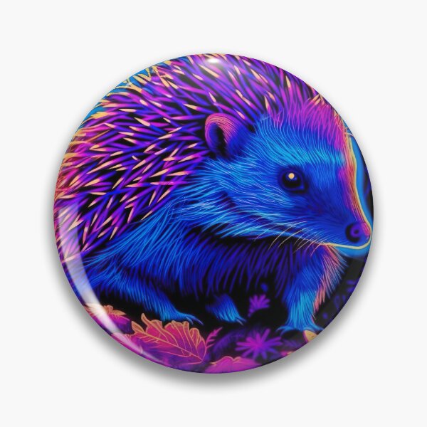 Item preview, Blacklight Style Hedgehog designed and sold by Matt's Artificial Nature.
