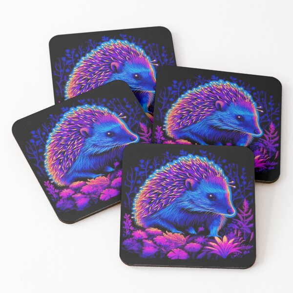 Item preview, Blacklight Style Hedgehog designed and sold by Matt's Artificial Nature.