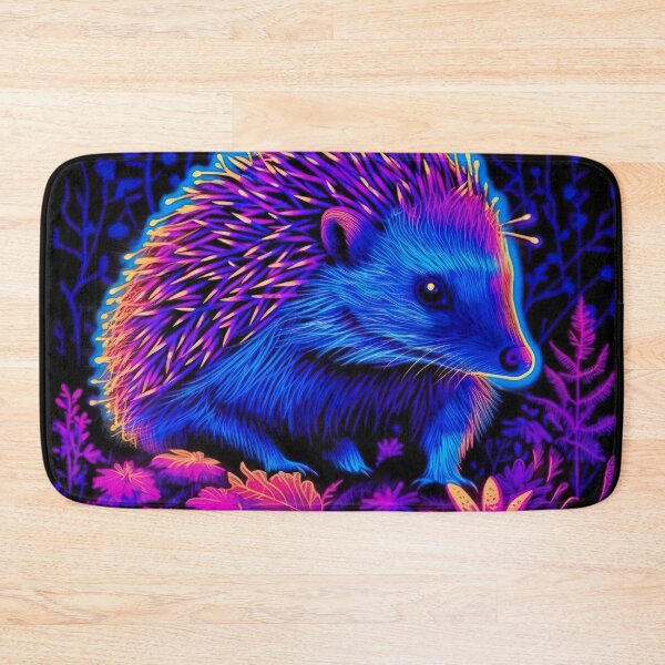 Item preview, Blacklight Style Hedgehog designed and sold by Matt's Artificial Nature.