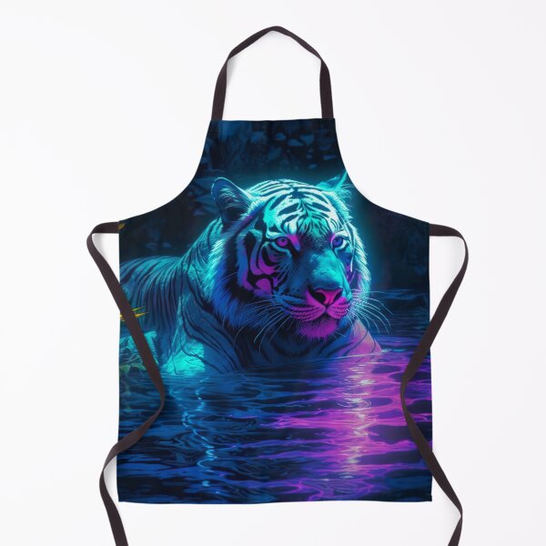 Item preview, Blacklight Style Tiger in Water designed and sold by Matt's Artificial Nature.